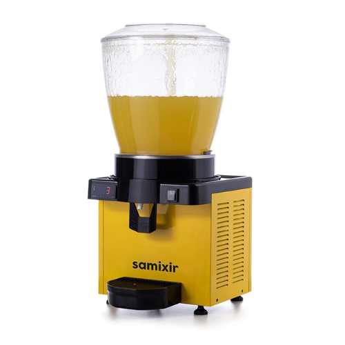 Samixir S22 Soğuk İçecek Dispenseri, 22 L, Dijital, Panaromik, Sarı - 1
