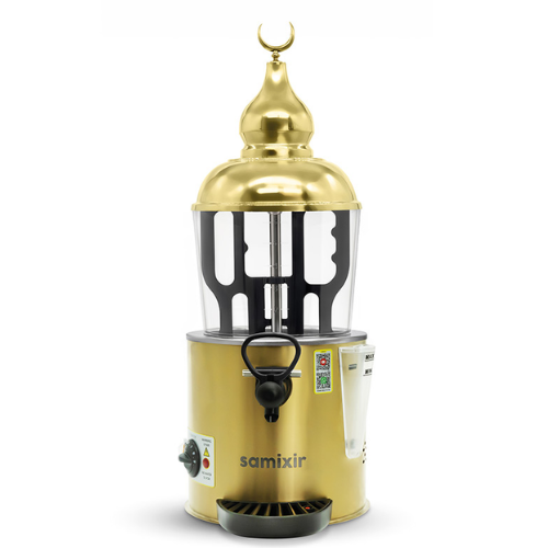 Samixir SC.06 Sıcak Çikolata ve Sahlep Makinesi, 6 L, Gold