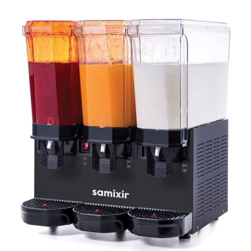 Samixir 60.SSM Triple Klasik Fıskiyeli ve Fıskiyeli Karıştırıcılı Soğuk İçecek Dispenseri - 3