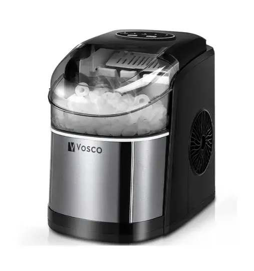 Vosco Buz Makinesi VHZB-12C 12 Kg Set Üstü, Siyah