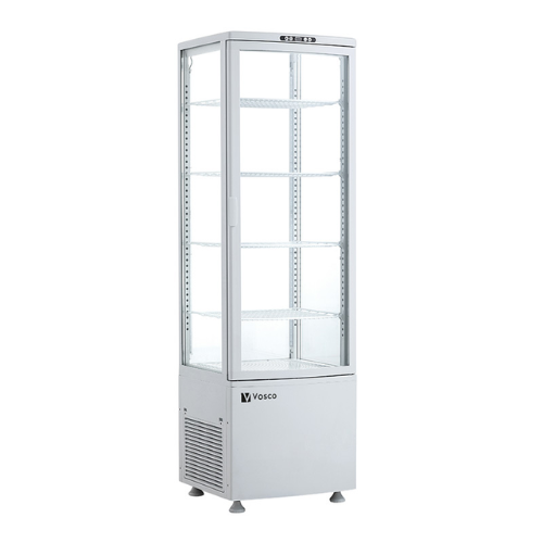 Vosco VFT-235LB Dik Tip Soğuk Teşhir Dolabı, 235 L, Beyaz