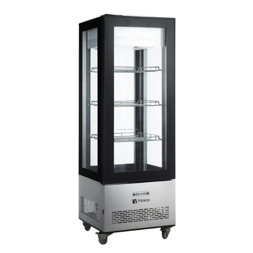 Vosco VFT-410L Dik Tip Soğuk Teşhir Dolabı, 400 L, 65x65x188.5 cm