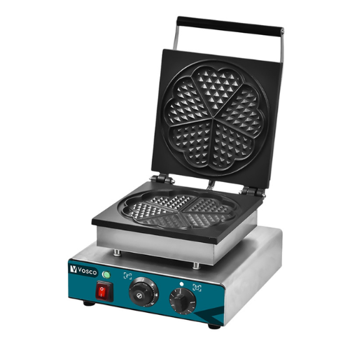 Vosco VHF-F4 Çiçek Model Waffle Makinesi, Elektrikli - 1