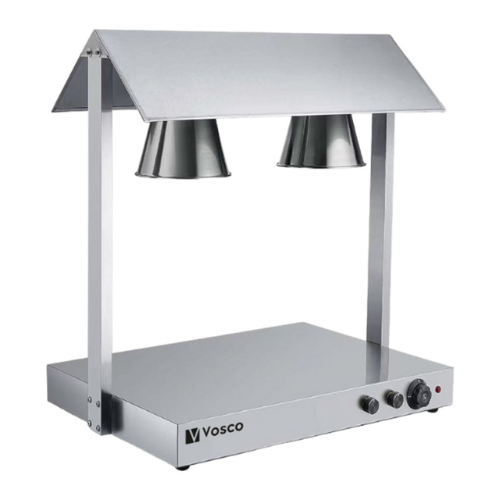 Vosco VLM-2S İki Isıtıcı Lambalı Sıcak Teşhir Ünitesi, 75x50x70 cm - 1