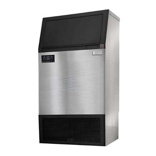 Vosco VSC-120C Hazneli Tezgahaltı Küp Buz Makinesi, 120 kg/gün Kapasiteli Tercihe göre farklı kullanım alanlarına uygun ayarlanabilir buz kalınlığı Haznesi dahildir. Düşük enerji tüketimi Güçlü kompresörler Sessiz çalışma Bekletme Modu Ayarlanabilir  - 1