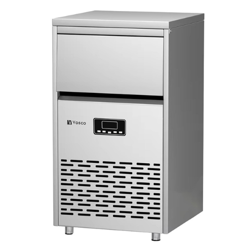 Vosco VSC-65/S Hazneli Küp Buz Makinesi, 65 kg/gün Kapasiteli