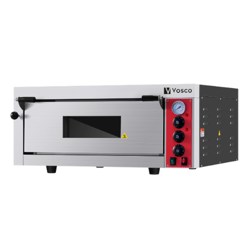 Vosco VWG-4T 25 cm 4 Pizza Kapasiteli Tek Katlı Pizza Fırını, Elektrikli