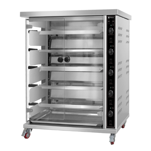 Vosco VWJG-5P 20 Piliç Kapasiteli Piliç Çevirme Fırını, Elektrikli - 1